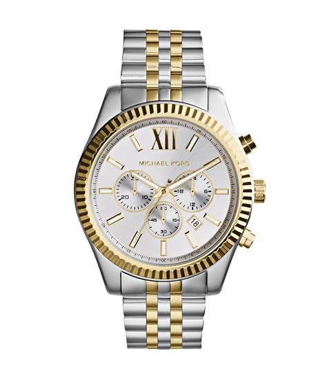 michael kors mens watch gold and silver|michael kors gold watch price.